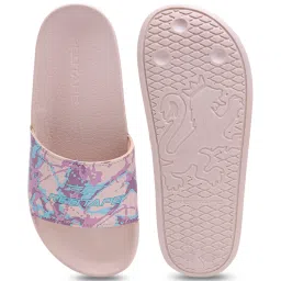 Red Tape Women's Pink Slides image 4