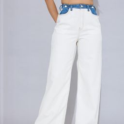 STORMY JEANS Women Wide Leg High-Rise Mildly Distressed Jeans-picture-38