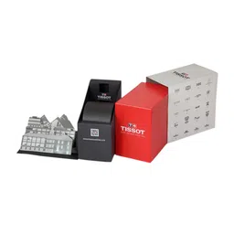 TISSOT Men Black Dial & Leather Straps Analogue Automatic Motion Powered Watch T0639073606800 image 2