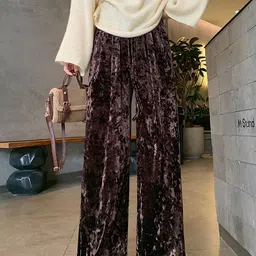 StyleCast Women Solid Loose Fit Easy Wash Culottes Trousers-picture-31