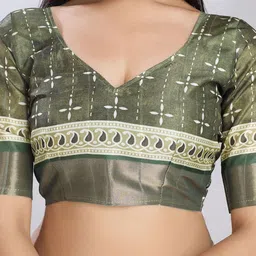 kalini KALINIHandloom Silk Printed Designer Saree image 5
