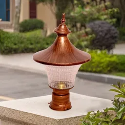 GAUVIK Transparent 2 Pieces Waterproof Rust Resistant Outdoor Gate Lamp image 4