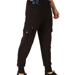 UZARUS Men Regular-Fit Cotton Joggers image 2