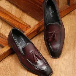 Louis Stitch Men's Rosewood Formal Mocassins-picture-26