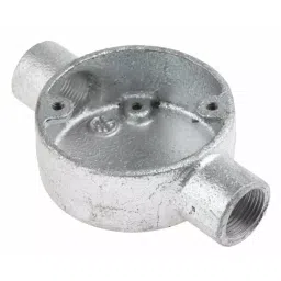 RS PRO Through Box Conduit Fitting 20 mm Nominal Size Steel, 228895 (Bag 5 pcs) image 3