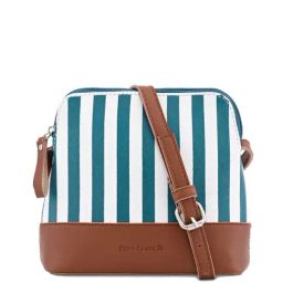 Fastrack Blue Faux Leather Striped Sling Handbag-picture-9