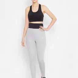 Clovia Grey Slim Fit Tights image 5