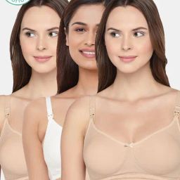 Inner Sense Multicolored Non Wired Non Padded Nursing Bra (Pack Of 3)-picture-13