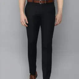 Louis Philippe Gods & Kings Black Slim Fit Trousers-picture-24