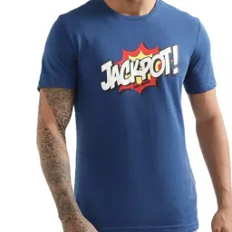 Antony Morato Blue Cotton Slim Fit Printed T-Shirt-picture-42