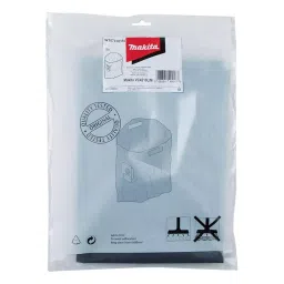 Makita Black Polyethylene Disposal Bag for VC4210L Wet and Dry Dust Extractor Vacuum, 107418355 (Pack of 5) image 2