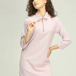 IZEL Shirt Collar Sheath Dress image 1