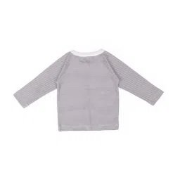 MiArcus Kids Multicolor Cotton Striped Cardigan Set - Pack of 2 image 4