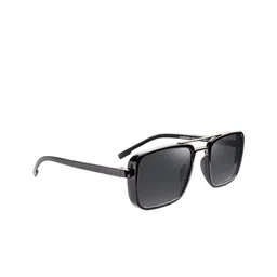 Jiebo Unisex Black Lens & Black Square Sunglasses with UV Protected GANGORA46-112-picture-27