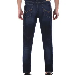 U.S. Polo Assn. Dark Blue Regular Fit Jeans - Flexi Collection image 2