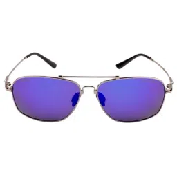 Equal Blue Square Unisex Sunglasses-picture-42