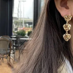 Arzonai Contemporary Half Hoop Earrings image 2