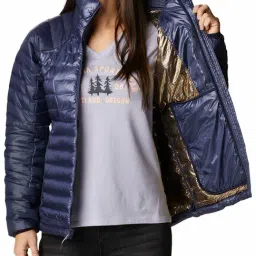 Columbia Navy Full Sleeve Labyrinth Loop Puffer Jacket image 4