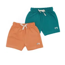 MiArcus Kids Multicolor Cotton Shorts - Pack of 2 image 1
