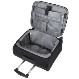 Tommy Hilfiger Black 2 Wheels Small Soft Cabin Trolley - 45.5 cm image 5