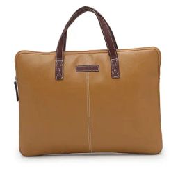 Thomas Scott Mustard Medium Laptop Bag-picture-16
