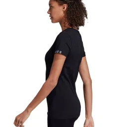 Adidas Black Slim Fit 25/7 W T-Shirt image 4