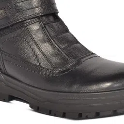 TSF Men Black Solid Boots image 2
