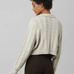 Only Grey Regular Fit Pullover image 2