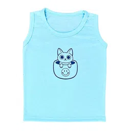 Surfbae Infants Pack Of 6 Printed Pure Cotton Basic Vests ORBC-710+711c-14 image 3