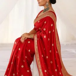 AMRUTKALA SAREES Woven Design Banarasi Saree image 3