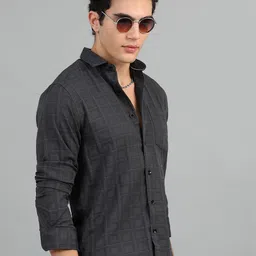 HOUSE OF MAHNOTS Men Classic Opaque Casual Shirt-picture-13