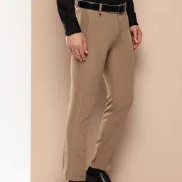 DIVISIVE Men Slim Fit Formal Trousers image 3