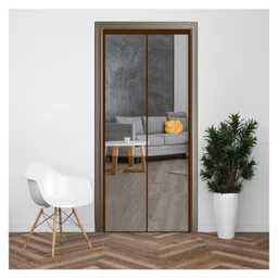Evafly Mosquito Net for Door Polyester Magnetic Curtain Auto Closing Insect Screen for All Door Types with Self Adhesive Hook Tape  190X105 -  Black-picture-16