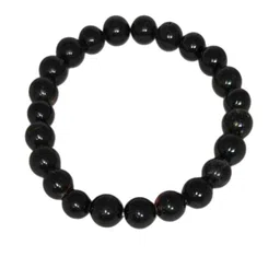 Astro Crystals Store Unisex Tourmaline Beaded Elasticated Bracelet-picture-31