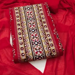 Nayanthara Trends Printed Viscose Rayon Unstitched Dress Material-picture-22