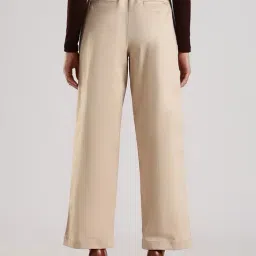 Calvin Klein Jeans Charming Khaki Cotton Regular Fit Trousers image 2