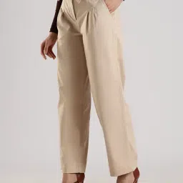 Calvin Klein Jeans Charming Khaki Cotton Regular Fit Trousers image 3