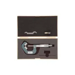 Mitutoyo 5-25mm Ratchet Stop V-Anvil Micrometer for 5 Flutes Cutting Head 114-121 image 3