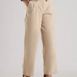 Calvin Klein Jeans Charming Khaki Cotton Regular Fit Trousers image 4