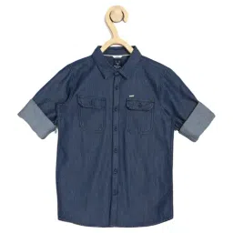 Allen Solly Junior Navy Cotton Shirt-image-13