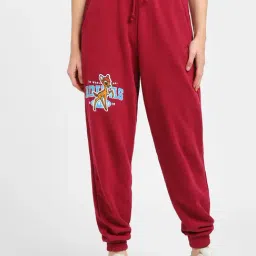 Adidas Originals Red Printed CUFFED Joggers-picture-22