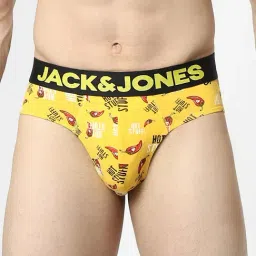 Jack & Jones Spectra Yellow Printed Briefs-picture-40
