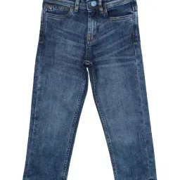 Allen Solly Junior Blue Cotton Regular Fit Jeans-picture-18