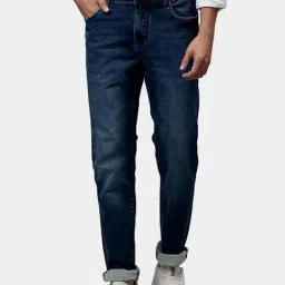 Being Human Blue Cotton Slim Fit Jeans-picture-24
