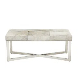 Home4U Chuck Textured Grey Stainless Steel Two Seater Bench-picture-23