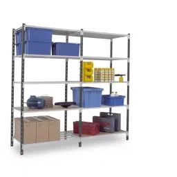 Manorga Steel Dark Grey Light Grey Storage Racking x 600 mm, ZANIVSUPTUB1260A image 2