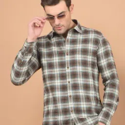 Crimsoune Club Brown Blended Slim Fit-image-7