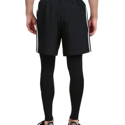 Adidas M 3S CHELSEA Black & White Striped Shorts image 2