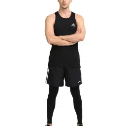 Adidas M 3S CHELSEA Black & White Striped Shorts image 5