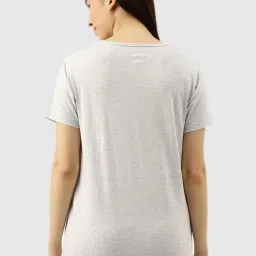 Clt.s Grey Graphic Print T-Shirt image 2